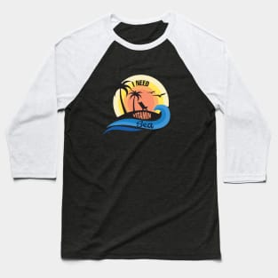 Beach side Baseball T-Shirt